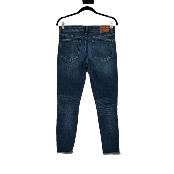 Lucky Brand Size 6 Ankle Blue Cotton/Polyester/Elastane Ava Skinny Jeans Raw Hem - Picture 5 of 9